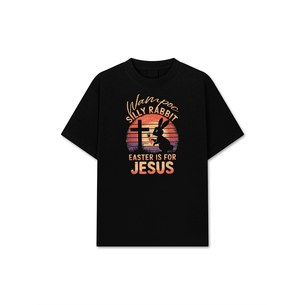 Funny Vintage Silly Rabbit Easter Is For Jesus Easter T-Shirt