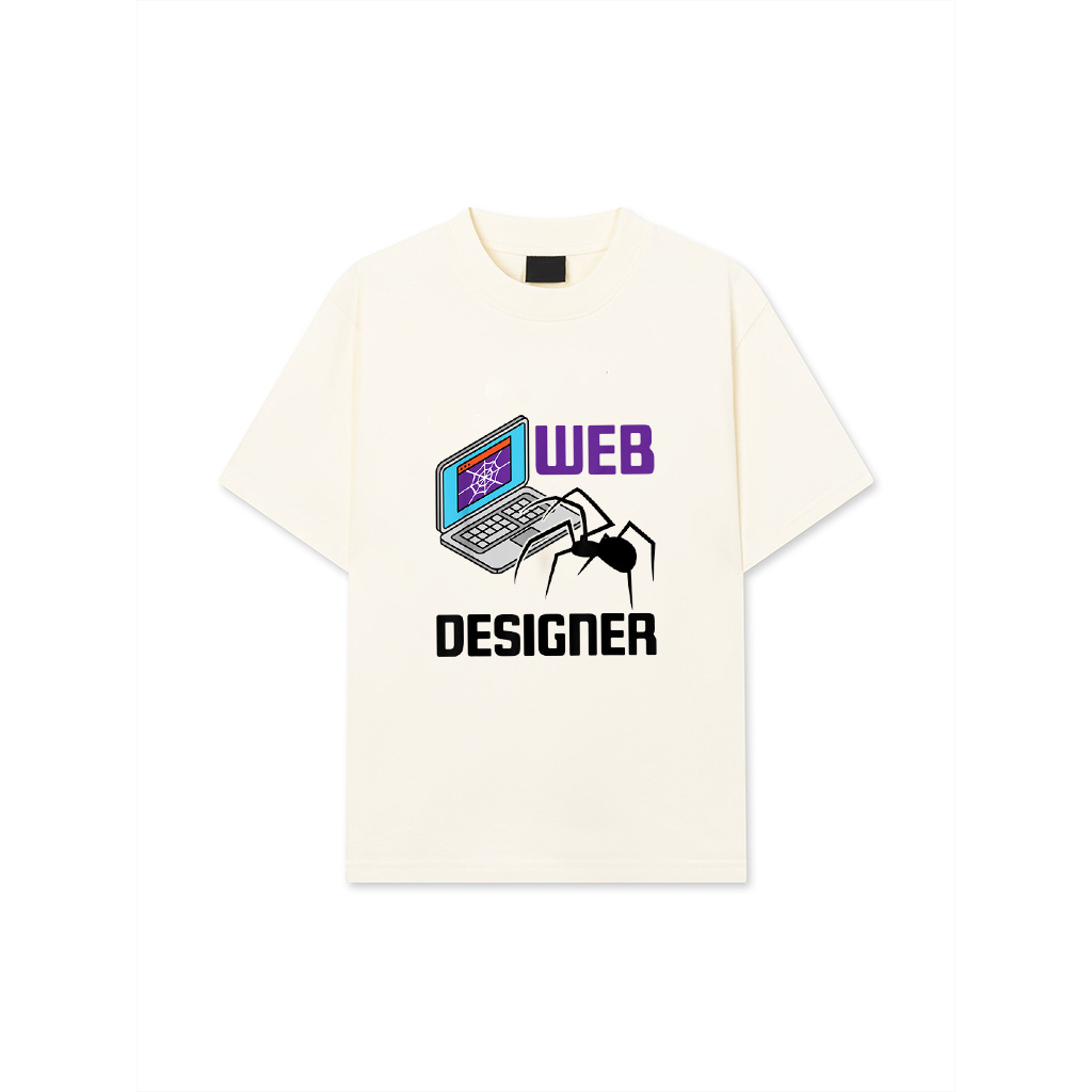 Funny Web Designer Website Design Developer Spider T-Shirt