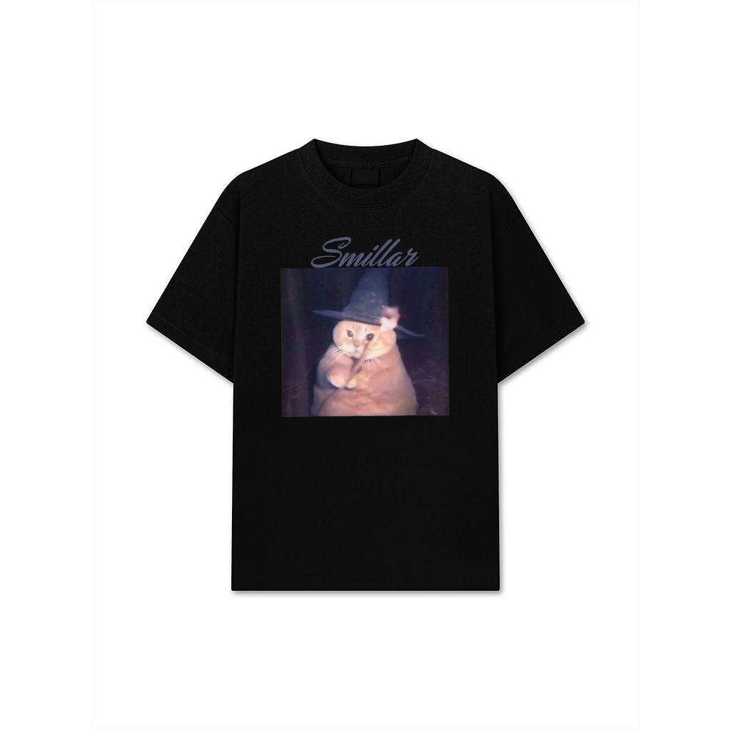 Funny Wizard Cat Fat Cat Meme Cheseball Orange Cat Magic T-Shirt