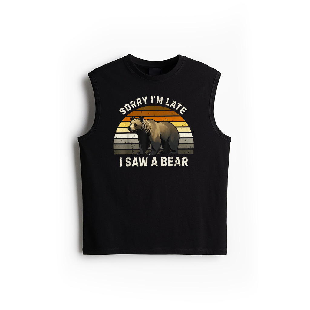 Gay Bear Pride Funny Vintage Retro Humor Tank Top