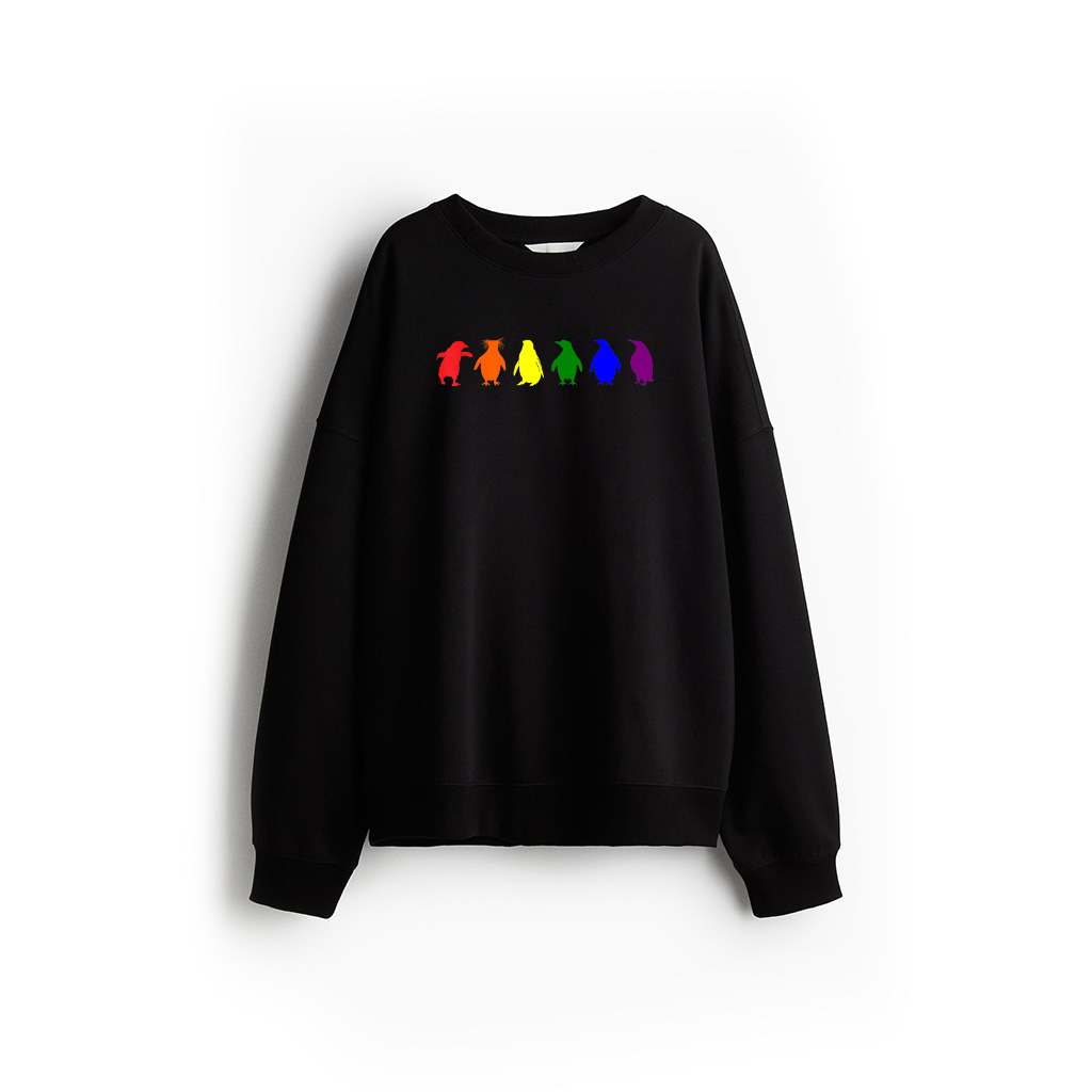 Gay Penguins LGBT Flag Pride Transgender Lesbian LGBT Sweatshirt