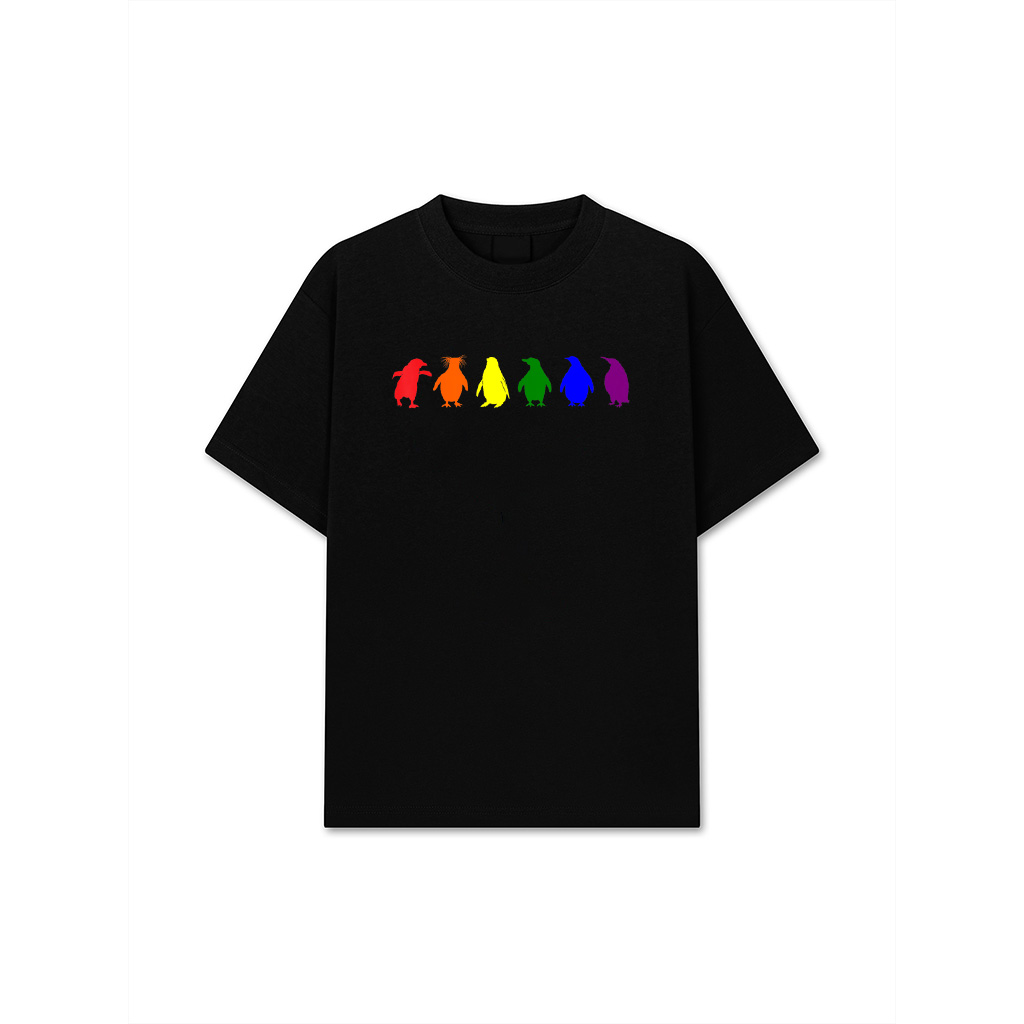 Gay Penguins LGBT Flag Pride Transgender Lesbian LGBT T-Shirt