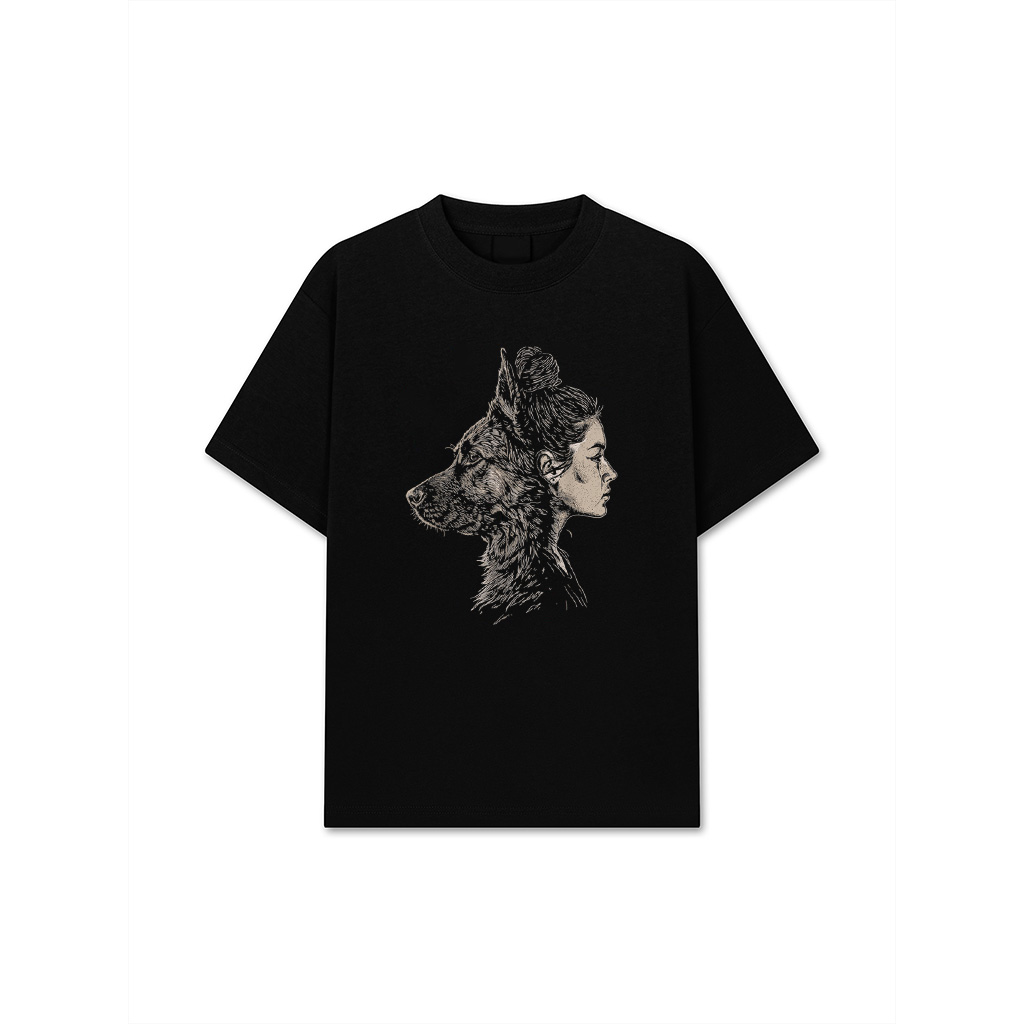 German Shepherd Mom Dog Art Lover Mother's Day T-Shirt 1