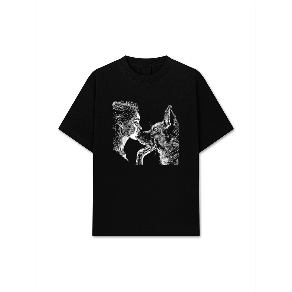 German Shepherd Mom Dog Art Lover Mother's Day T-Shirt