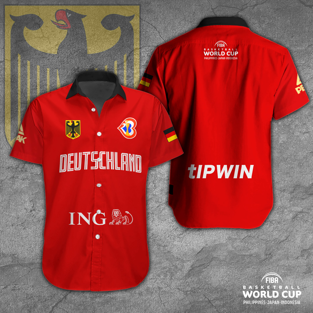 Germany Mens National Basketball Team FIBA Basketball World Cup Hawaiian Shirt Gifts For Fans