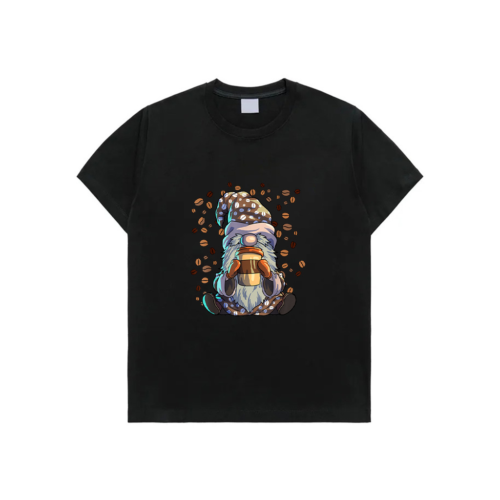 Gnome Coffee Women Caf Coffeine Barista Gnome Lover Coffee T-Shirt