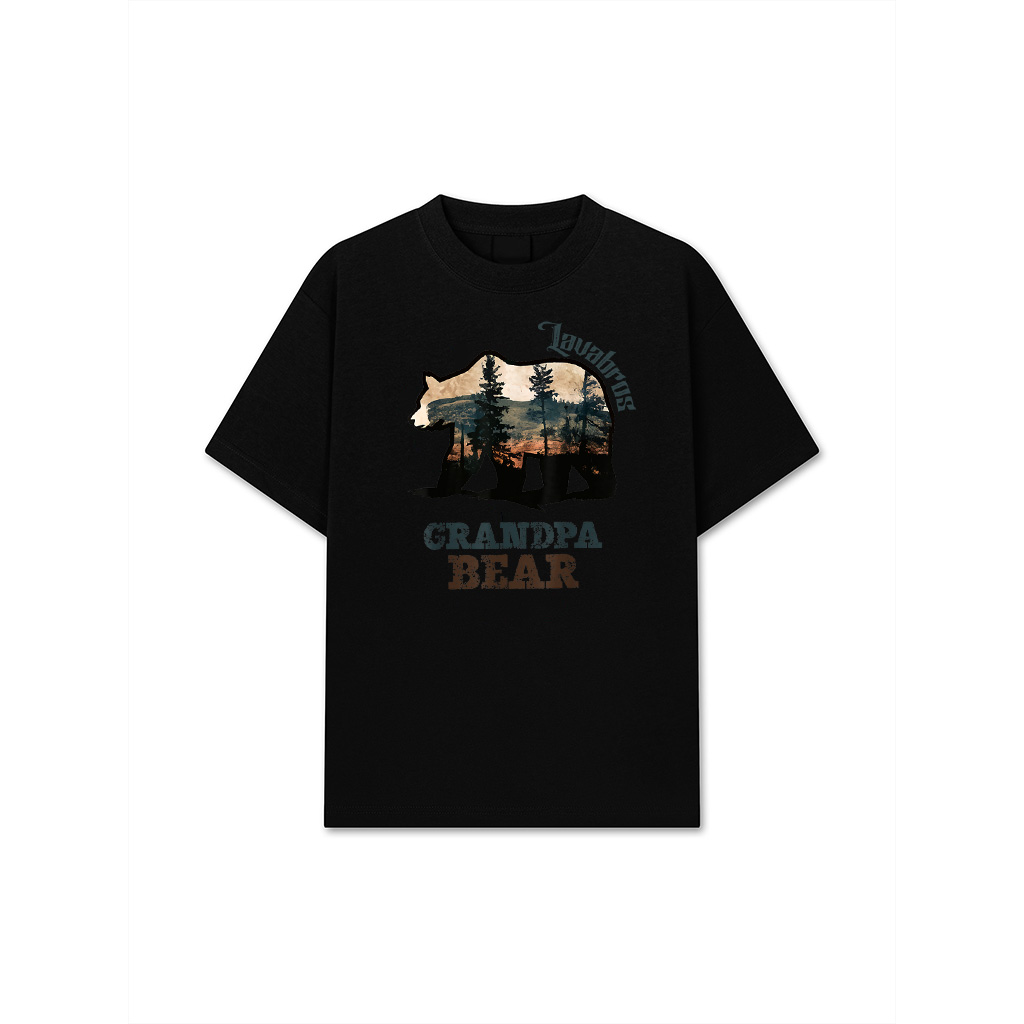 Grandpa Bear Vintage Retro Funny T-Shirt