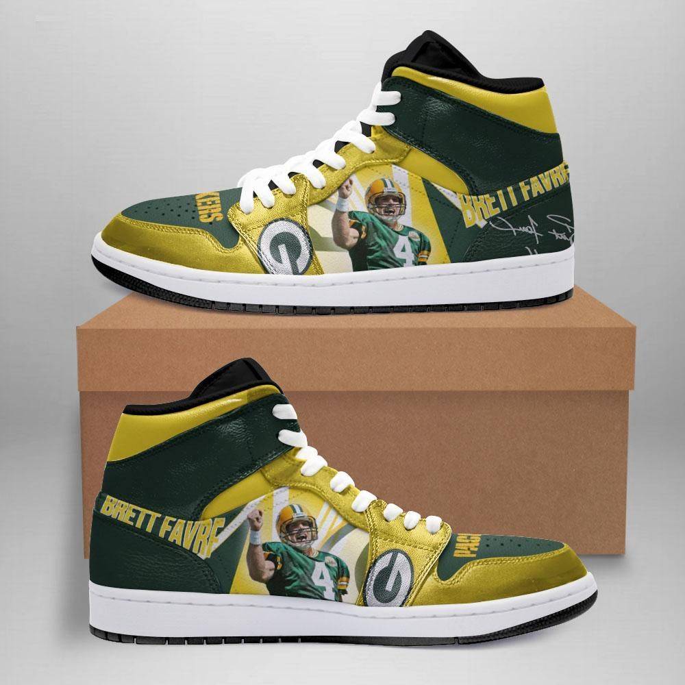 Green Bay Packers 2 Air Jordan 1 Sport Custom Sneakers PH1267