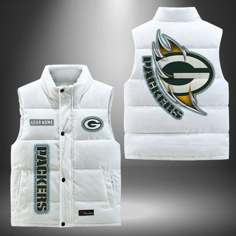 Green Bay Packers NFL Personalized Puffer Jacket For Fan