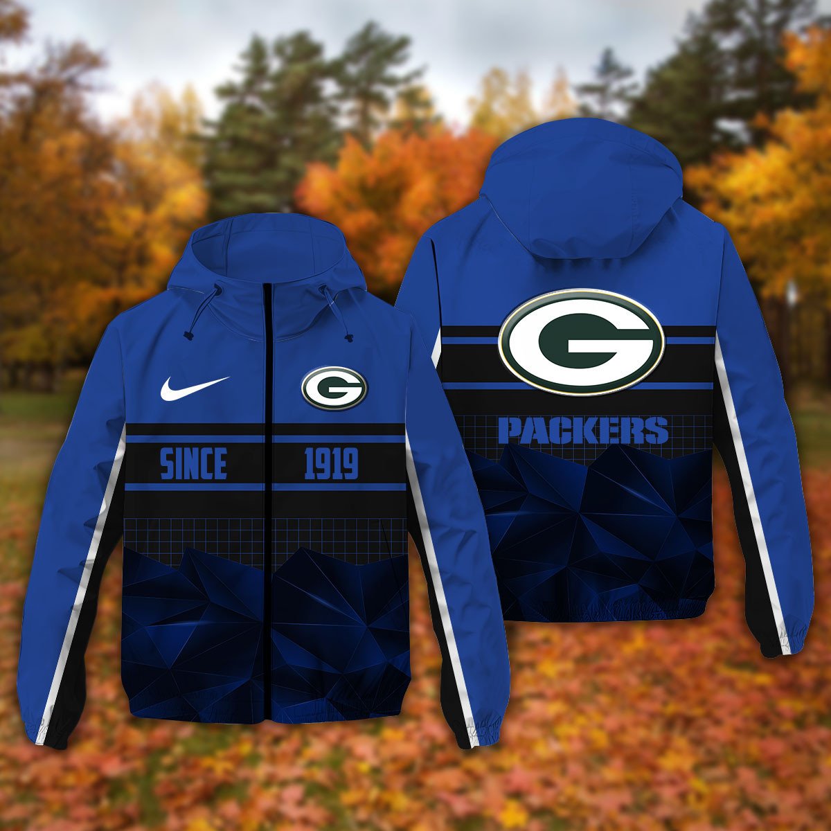 Green Bay Packers NFL Personalized Windbreaker Jacket For Fan