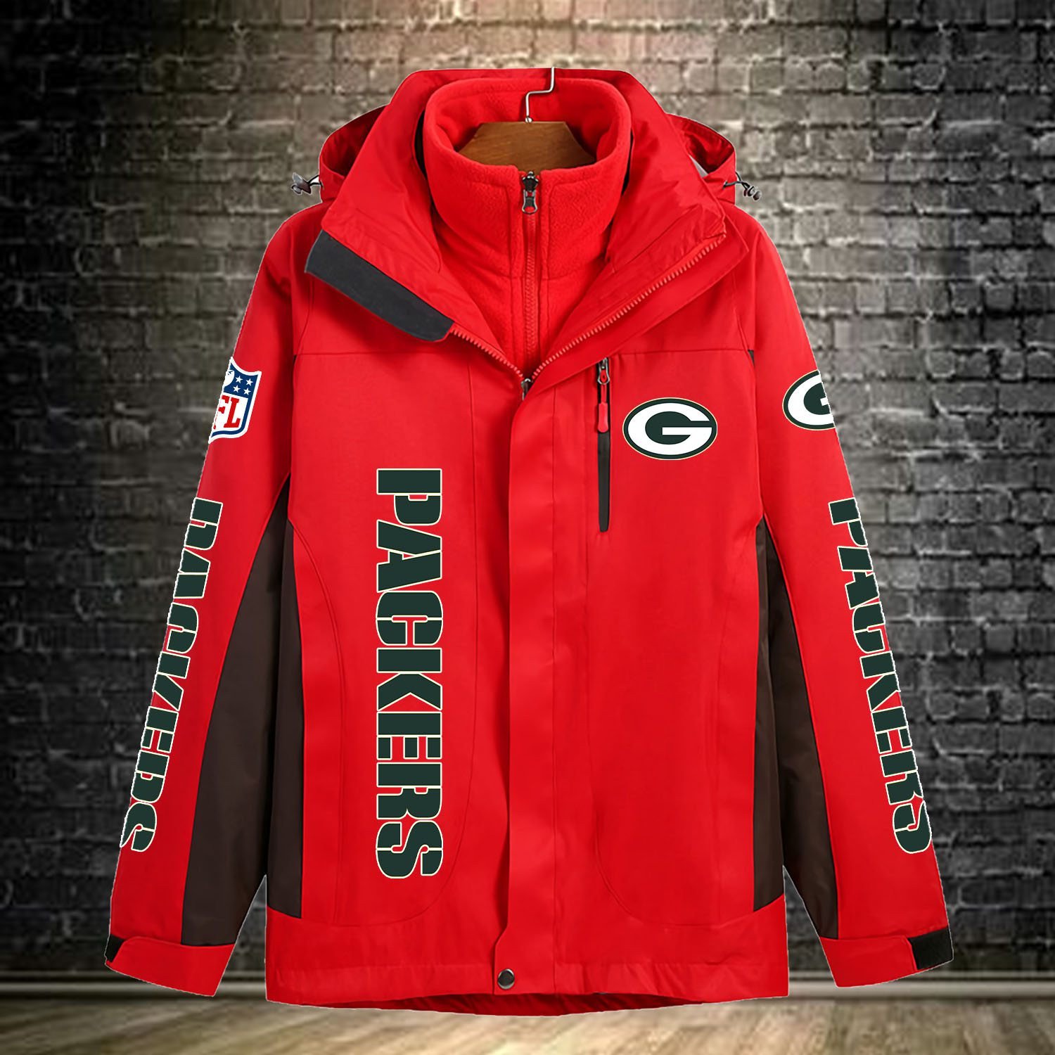 Green Bay Packers NFL Personalized Windbreaker Jacket For Fan