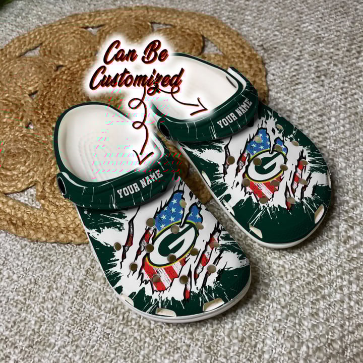 Green Bay Packers Personalized Limited Clog BG242