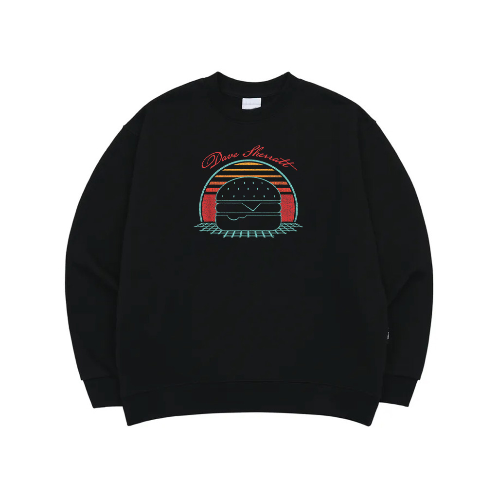 Hamburger Retro Vintage Cheeseburger 80S Gift Sweatshirt