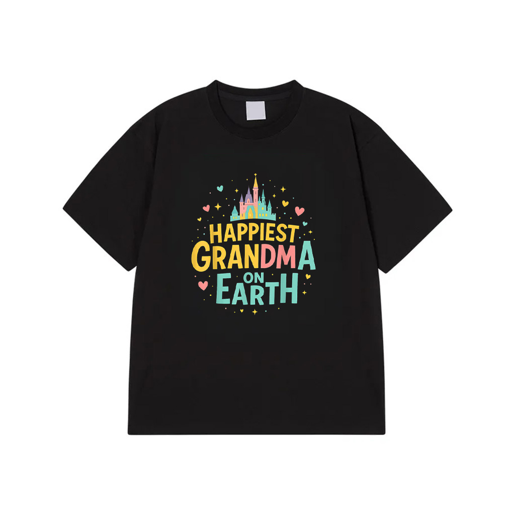 Happiest Grandma On Earth Tee Cute For Grandma, Mother's Day T-Shirt