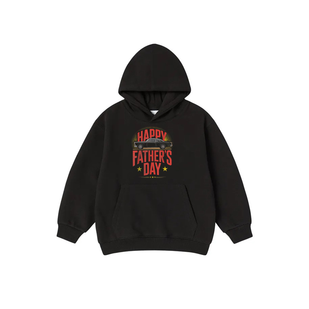 Happy Father's Day 2025 For Men Dad Grandpa Car Lover Hoodie