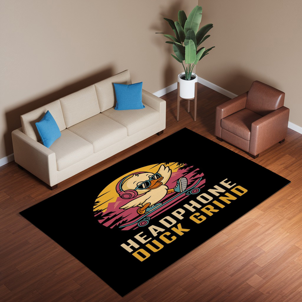 Headphone Duck Grind Rug