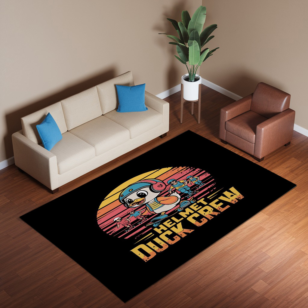Helmet Duck Crew Rug