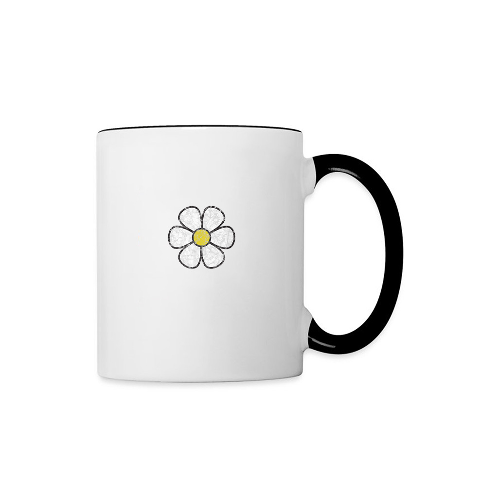 Hippie Daisy Flower Vintage Graphic Mug
