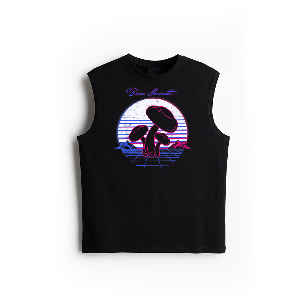 Hot Dog Fast Food Theme Party Retro Vintage Sunset Tank Top
