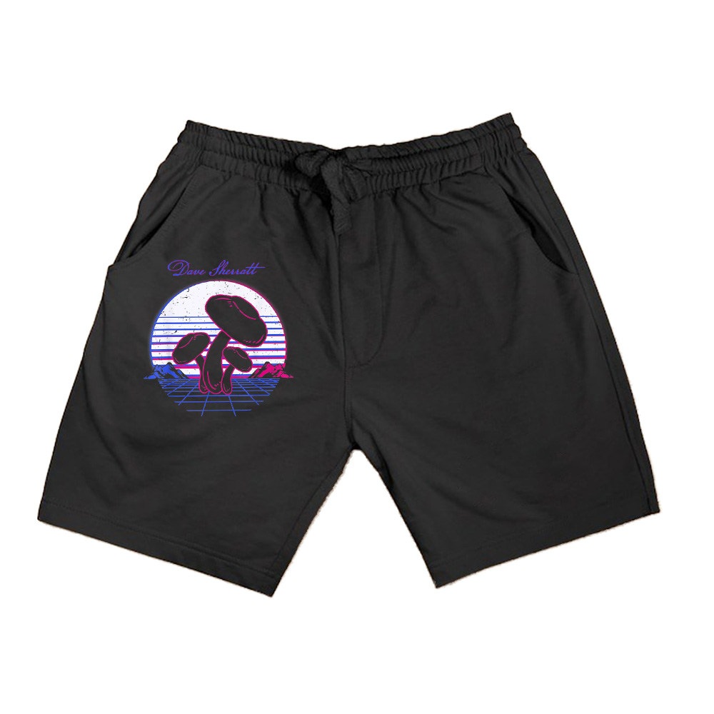 Hot Dog Fast Food Theme Party Retro Vintage Sunset Shorts