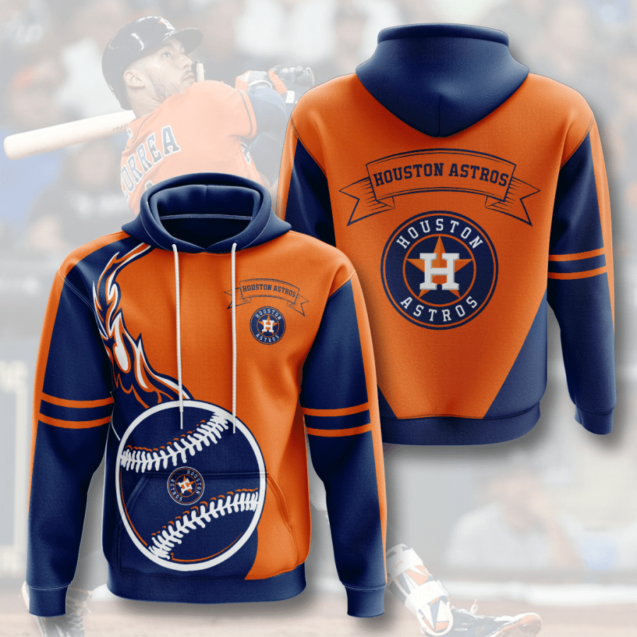 Houston Astros 3D Hoodie