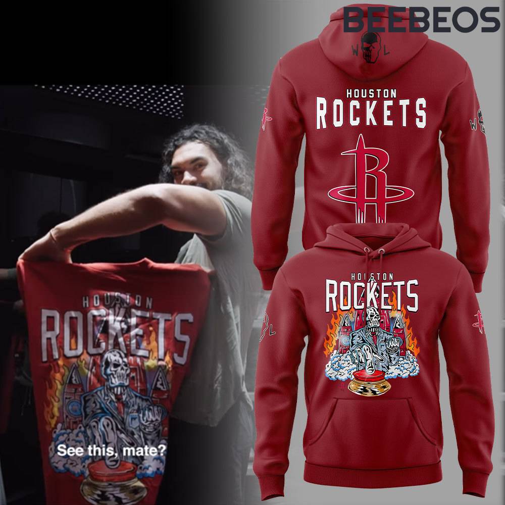 Houston Rockets X WL Red Unisex Hoodie BHD1025