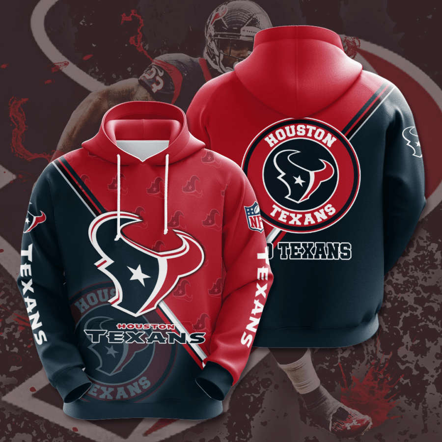 Houston Texans 3D Hoodie
