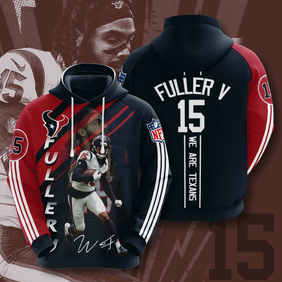 Houston Texans 3D Hoodie