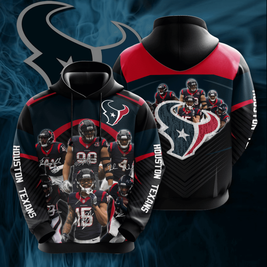Houston Texans 3D Hoodie