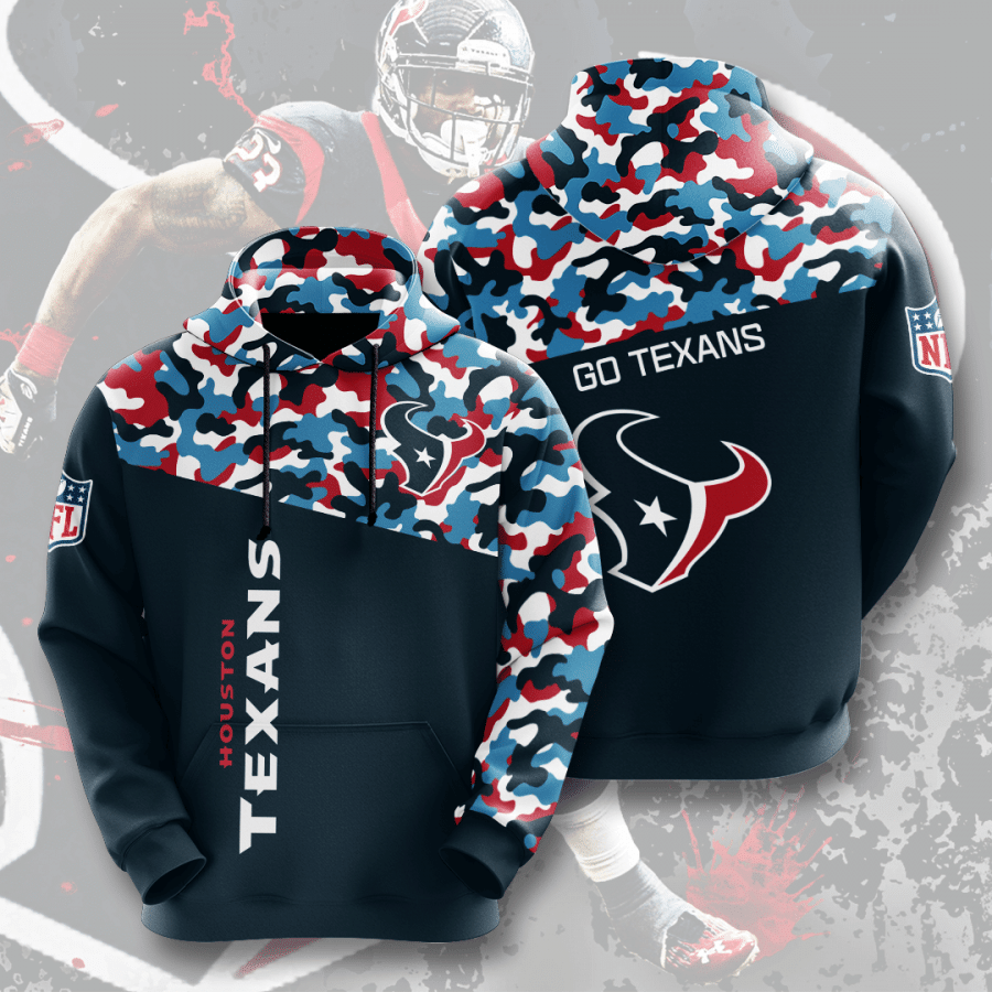 Houston Texans 3D Hoodie
