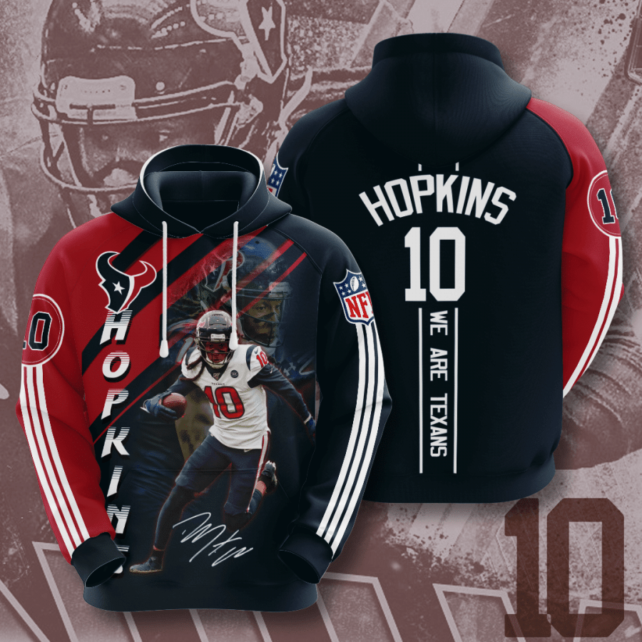 Houston Texans 3D Hoodie