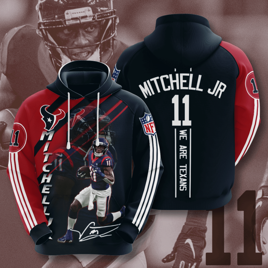 Houston Texans 3D Hoodie