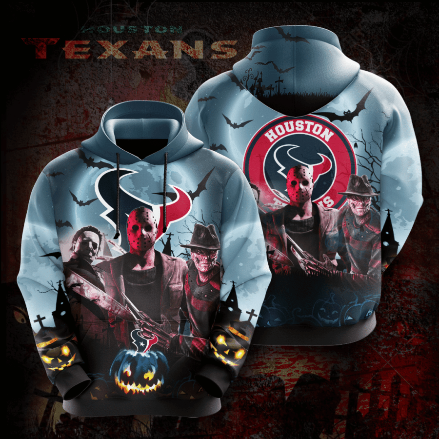 Houston Texans 3D Hoodie