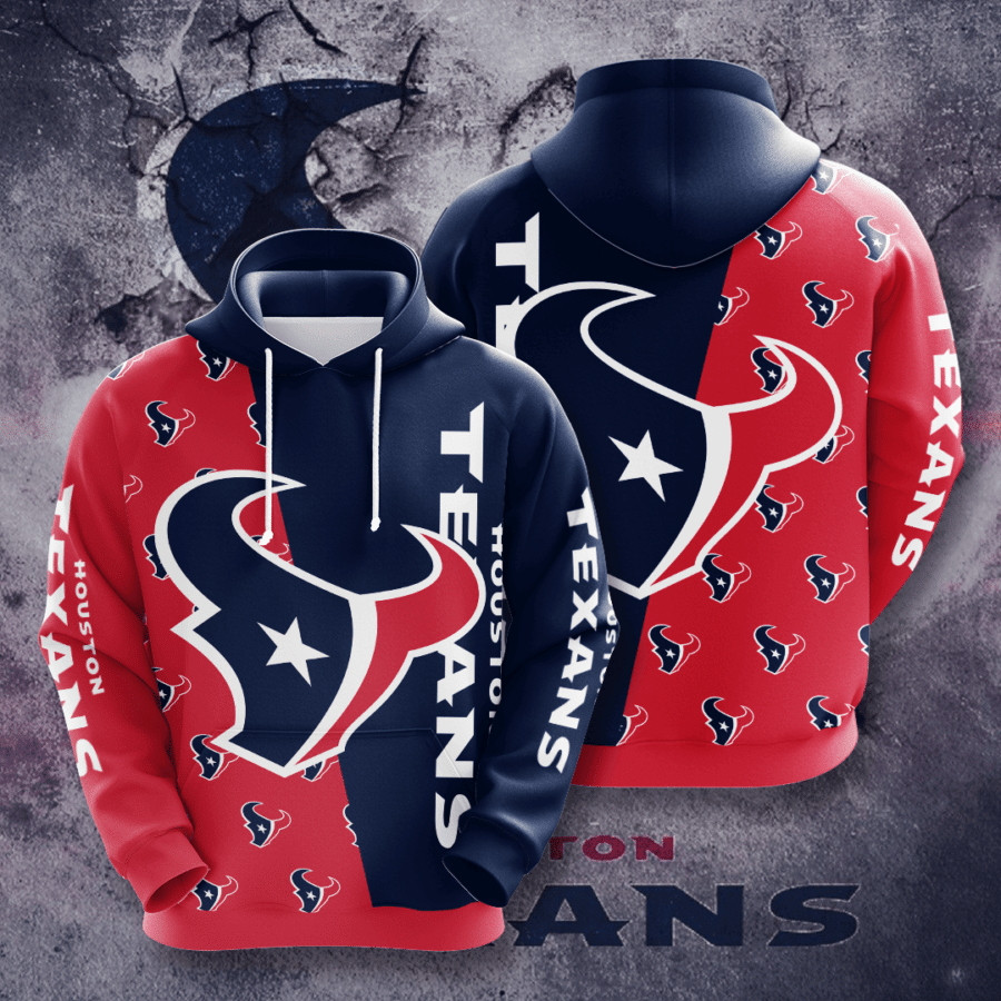 Houston Texans 3D Hoodie