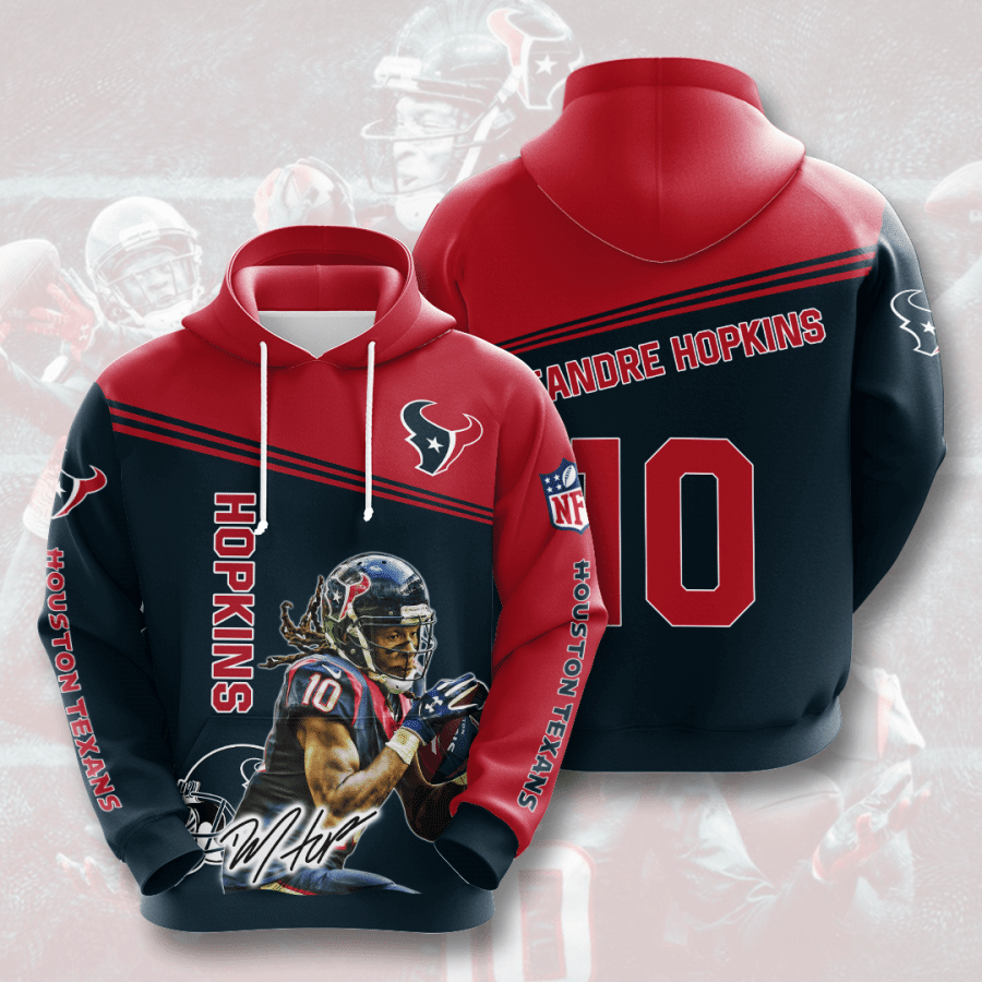 Houston Texans 3D Hoodie
