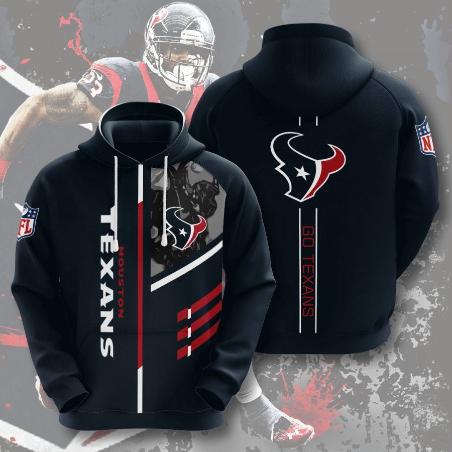 Houston Texans 3D Hoodie