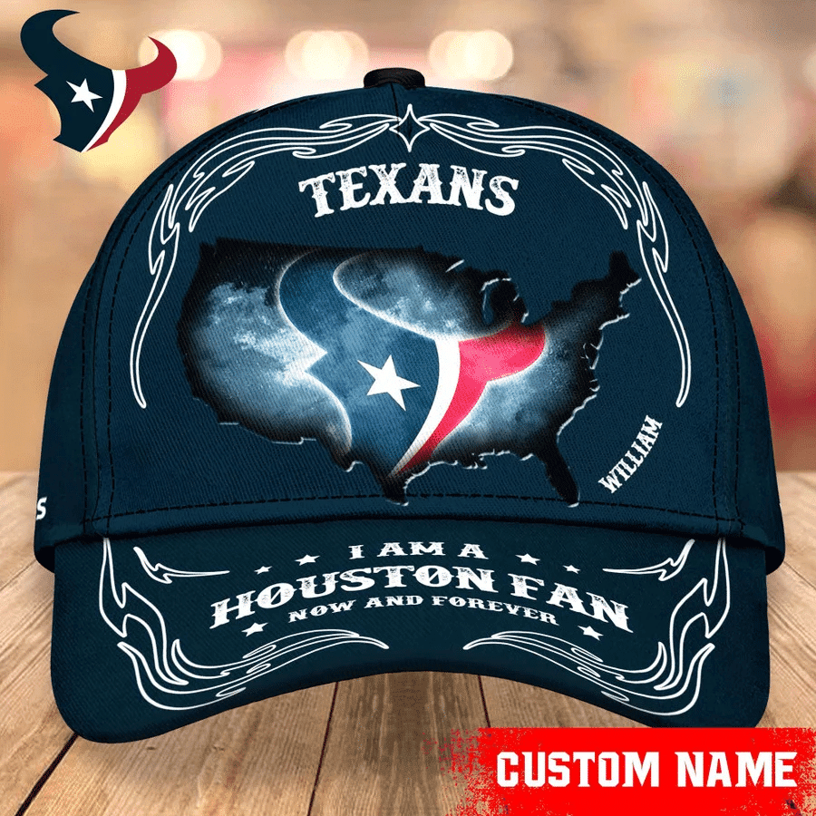 Houston Texans Baseball Caps Custom Name