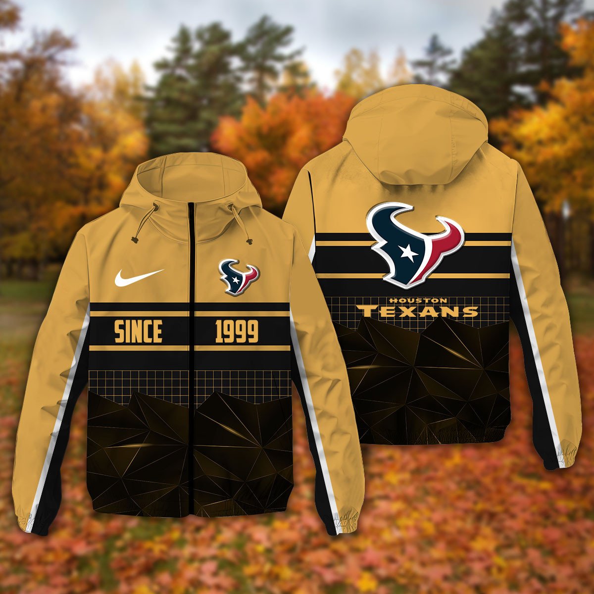 Houston Texans NFL Personalized Windbreaker Jacket For Fan