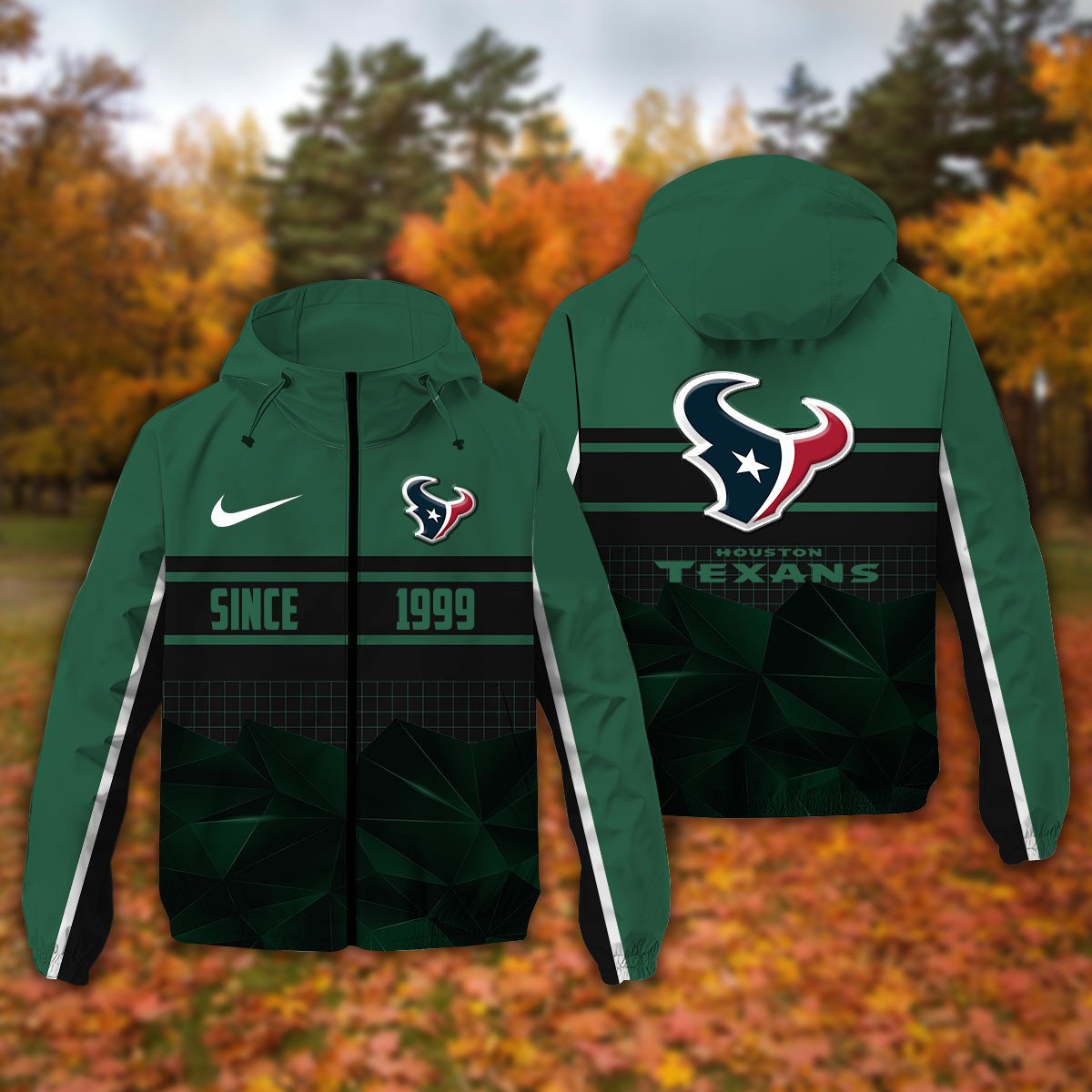 Houston Texans NFL Personalized Windbreaker Jacket For Fan