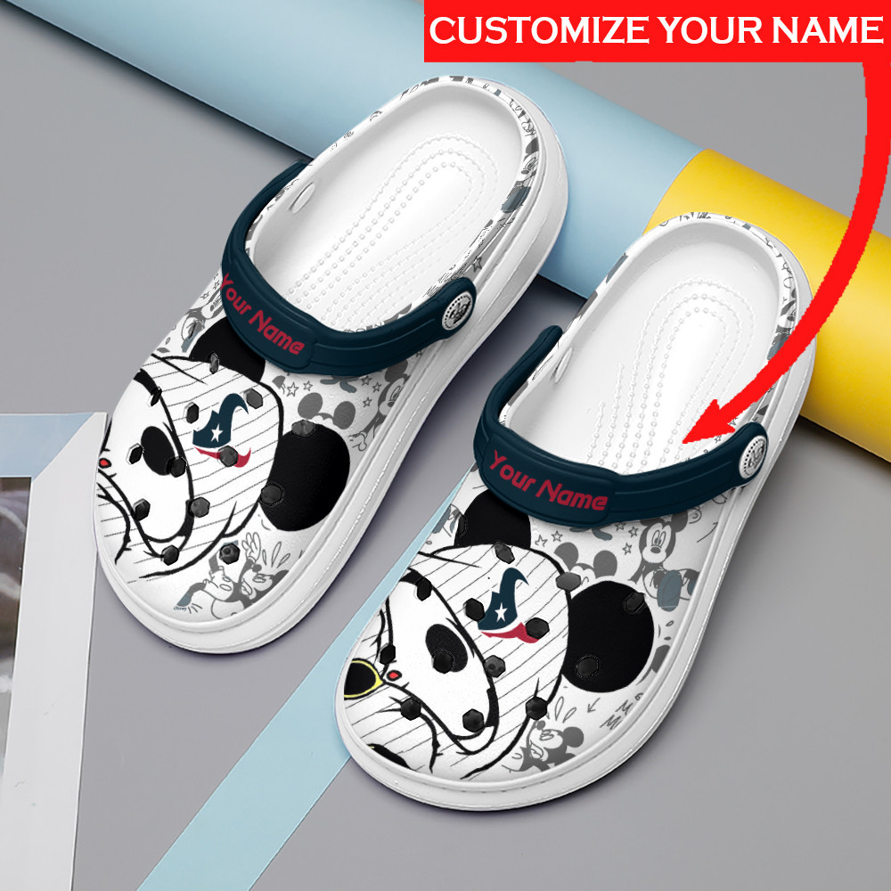 Houston Texans Personalized Limited Clog BG103