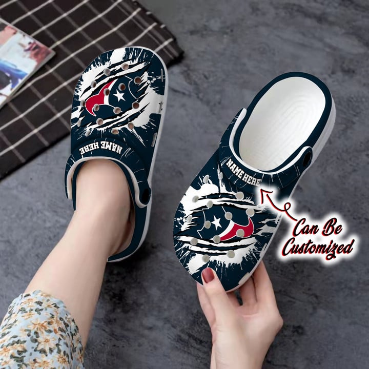 Houston Texans Personalized Limited Clog BG264