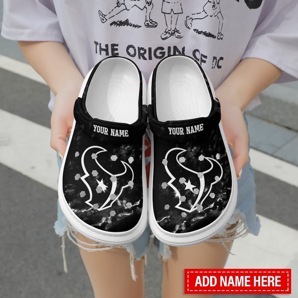 Houston Texans Personalized Limited Clog BGCR379