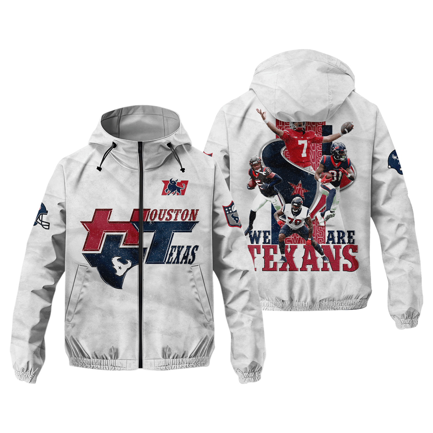 Houston Texans We Are Texans NFL Champions Windbreaker Jacket