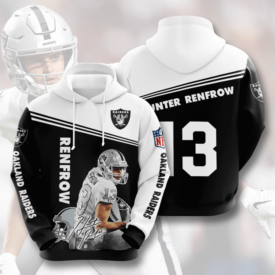 Hunter Renfrow 13 Las Vegas Raiders 3D Hoodie