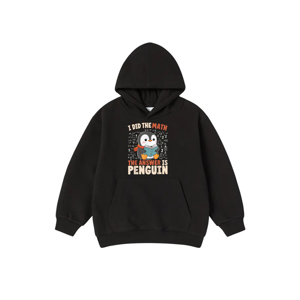 I Did The Math The Answer Is Penguin Funny Penguin Lover Hoodie