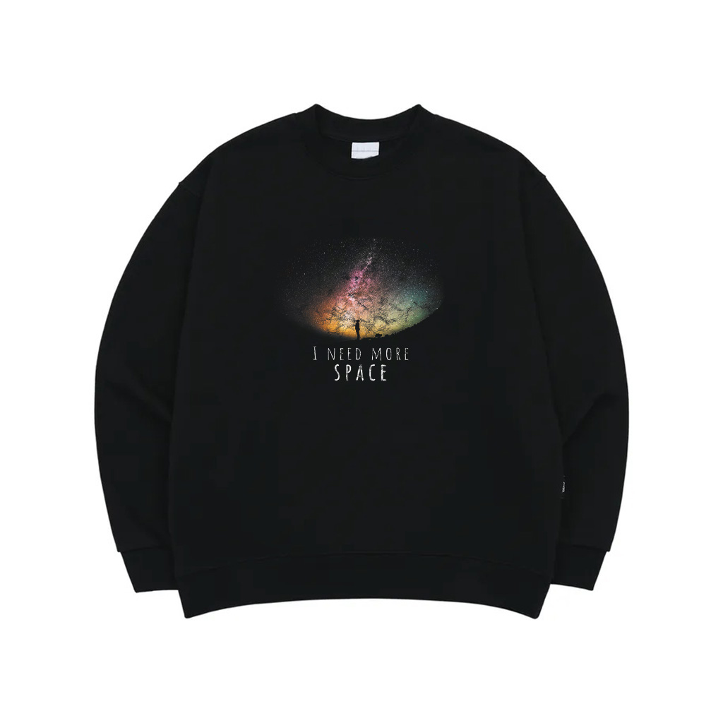I Need Space Night Sky Funny Astronomy Science Galaxy Stars Sweatshirt