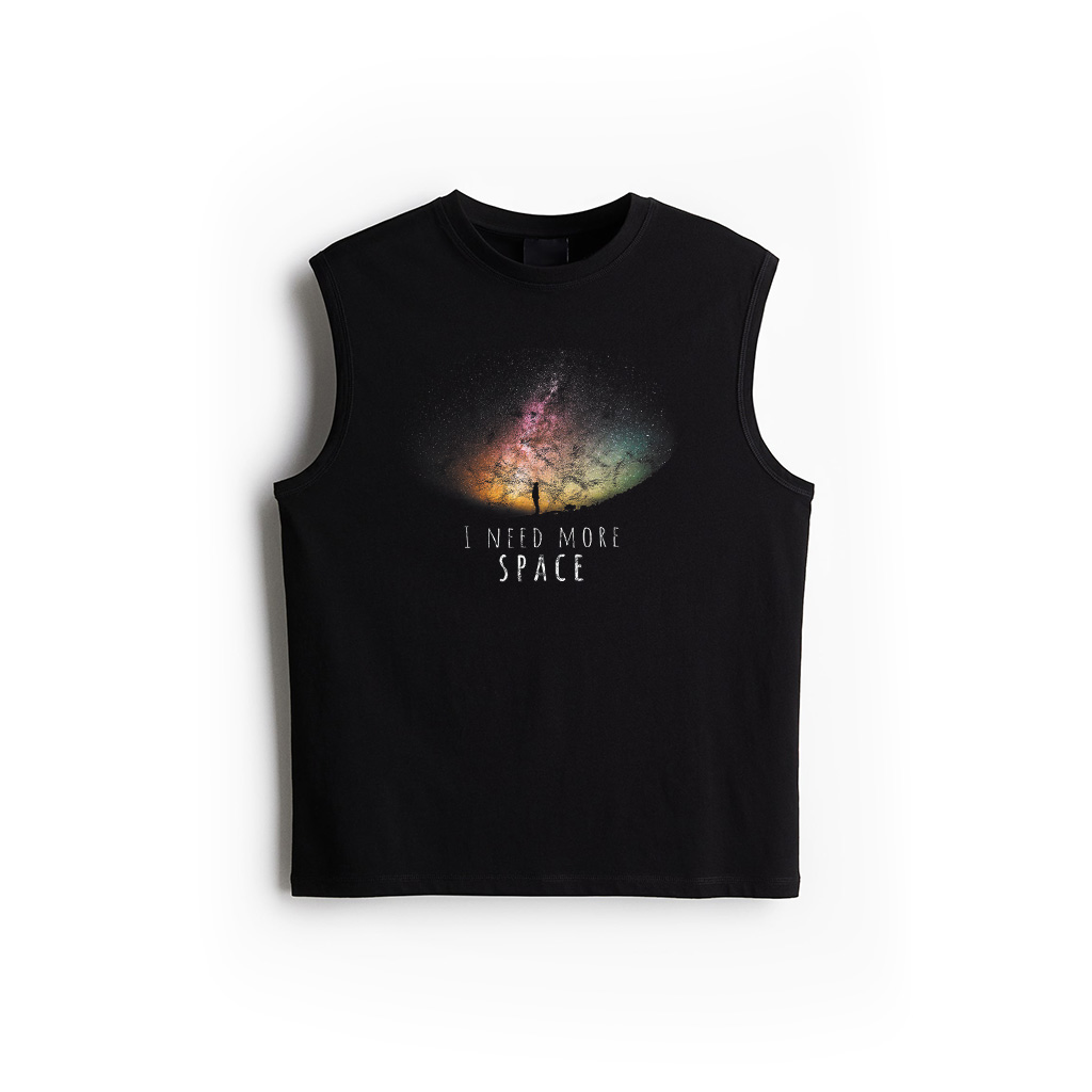 I Need Space Night Sky Funny Astronomy Science Galaxy Stars Tank Top