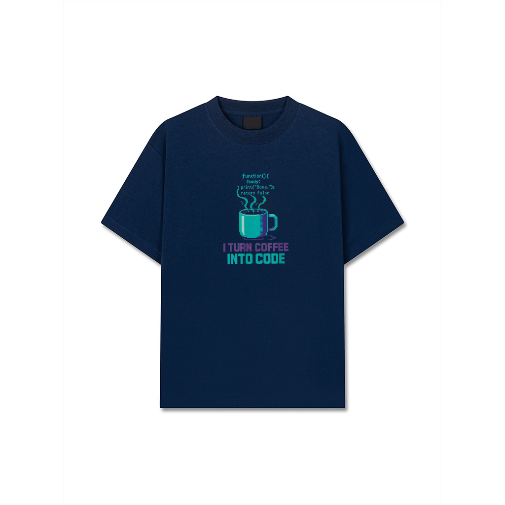 I Turn Coffee Into Code Retro Programmer T-Shirt I Turn Coffee Into Code Retro Programmer T-Shirt