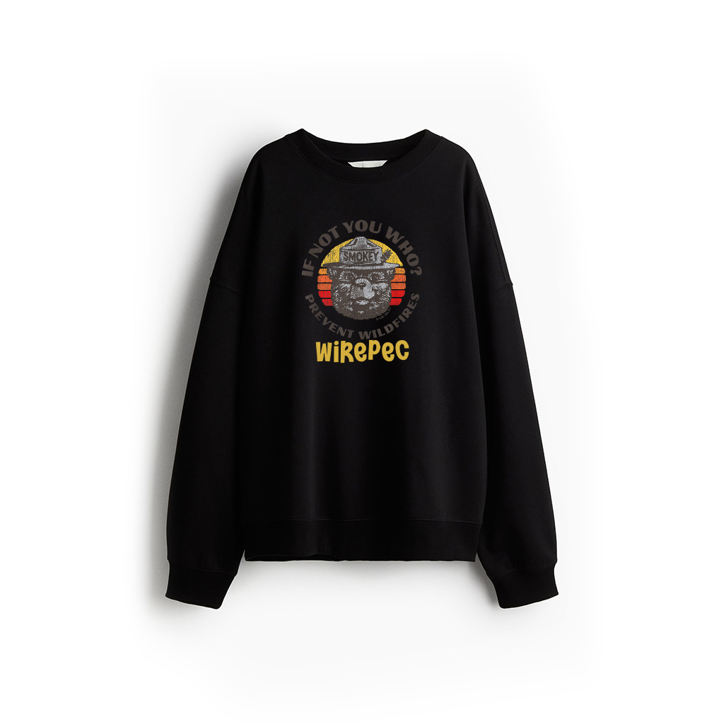 If Not You Who Vintage Smokey Bear 80S Sunset Sweatshirt