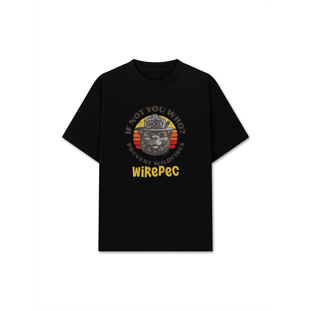 If Not You Who Vintage Smokey Bear 80S Sunset T-Shirt